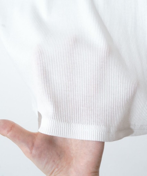 flower(フラワー)の「リボンエンブロイダリーティーズ(Tシャツ/カットソー・レディース・ブルー/ホワイト・FREE)」の9枚目の写真