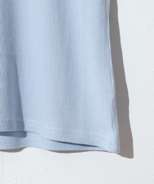 flower(フラワー)の「リボンエンブロイダリーティーズ(Tシャツ/カットソー・レディース・ブルー/ホワイト・FREE)」の14枚目の写真