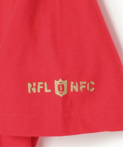 NBA/NFL/NHL/MLB(エヌビーエーエヌエフエルエヌエイチエルエムエルビー)の「NFL かすれTシャツ(Tシャツ/カットソー・メンズ・レッド系/レッド/グリーン/ネイビー/ブラック/ホワイト・LL/M/L/S)」の17枚目の写真