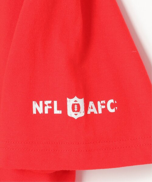 NBA/NFL/NHL/MLB(エヌビーエーエヌエフエルエヌエイチエルエムエルビー)の「NFL かすれTシャツ(Tシャツ/カットソー・メンズ・レッド系/レッド/グリーン/ネイビー/ブラック/ホワイト・LL/M/L/S)」の16枚目の写真