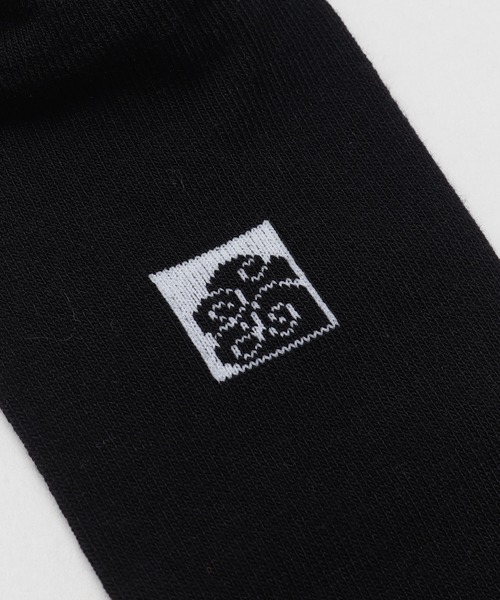 倭物やカヤ(ワモノヤカヤ)の「【石黒亜矢子×倭物やカヤ】刺繍黒猫 足袋靴下25~28cm(ソックス/靴下・メンズ・ブラック・FREE)」の3枚目の写真