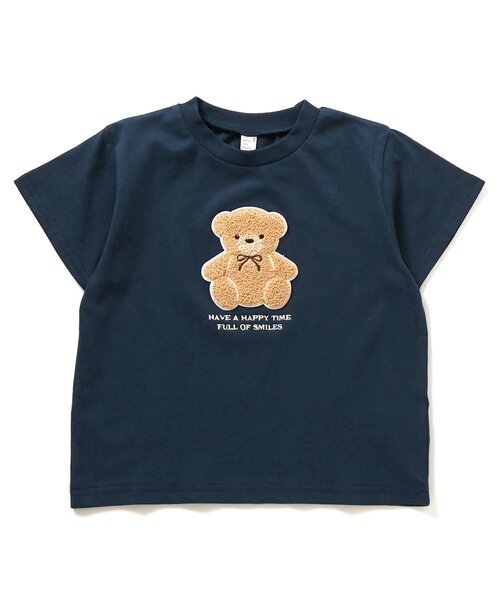 apres les cours(アプレレクール)の「アソートモチーフTシャツ(Tシャツ/カットソー・キッズ・ピンク/ネイビー/アイボリー/サックスブルー・80/90/100/110/120/130/140)」の16枚目の写真