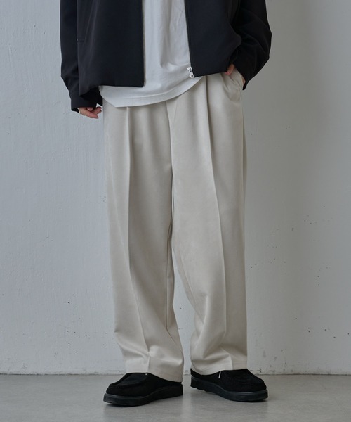 セール】シンセティックスエードパンツ（スラックス）｜COLONY 2139