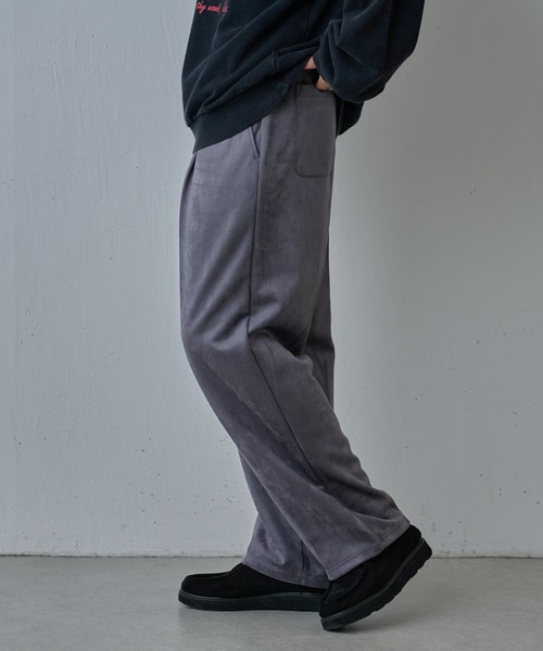 セール】シンセティックスエードパンツ（スラックス）｜COLONY 2139