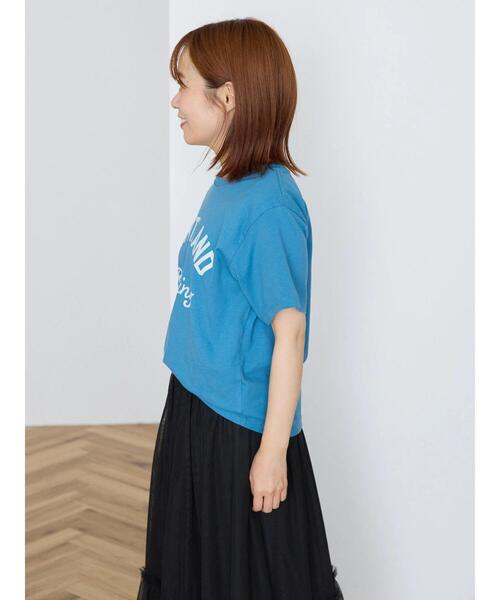 AMERICAN HOLIC(アメリカンホリック)の「【WEB限定・小柄女性向け】PORTLANDカットプルオーバー(Tシャツ/カットソー・レディース・ブルー/オフホワイト/ライトピンク・XS)」の8枚目の写真