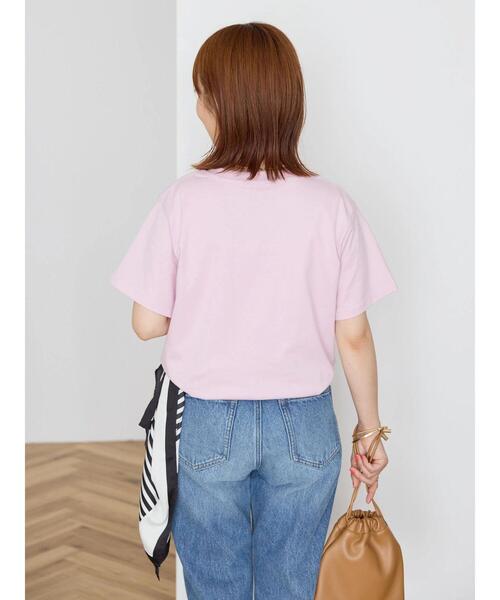 AMERICAN HOLIC(アメリカンホリック)の「【WEB限定・小柄女性向け】PORTLANDカットプルオーバー(Tシャツ/カットソー・レディース・ブルー/オフホワイト/ライトピンク・XS)」の17枚目の写真