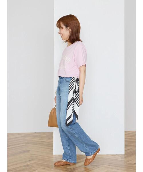 AMERICAN HOLIC(アメリカンホリック)の「【WEB限定・小柄女性向け】PORTLANDカットプルオーバー(Tシャツ/カットソー・レディース・ブルー/オフホワイト/ライトピンク・XS)」の19枚目の写真