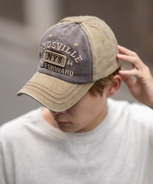 improves（インプローブス）の「ヴィンテージ加工 キャップ（キャップ・メンズ・ブラック系1/ブラック系/ブラック/C/B/A/ブルー系1/ネイビー系1/ネイビー系/ブラウン系3/ブラウン系/ブラック系2/ブラウン/ブラック系3/ネイビー系2・FREE）」の9枚目の写真