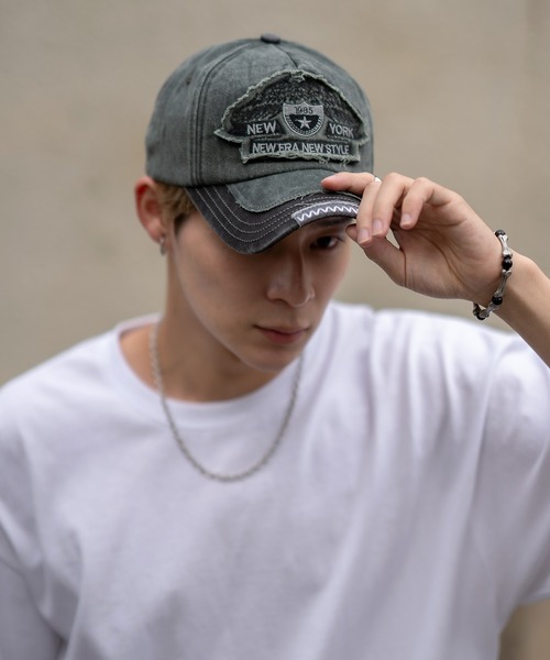 improves（インプローブス）の「ヴィンテージ加工 キャップ（キャップ・メンズ・ブラック系1/ブラック系/ブラック/C/B/A/ブルー系1/ネイビー系1/ネイビー系/ブラウン系3/ブラウン系/ブラック系2/ブラウン/ブラック系3/ネイビー系2・FREE）」の19枚目の写真