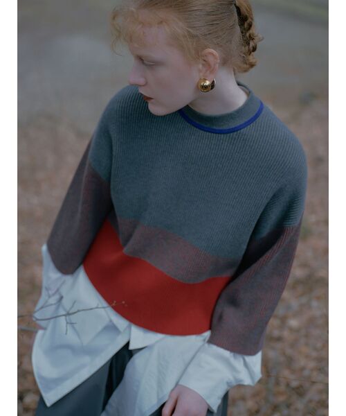 UN3D. - UN3D. アンスリード　ランダムストライプハーフニット UN3D.（アンスリード）の「RANDOM STRIPE HALF KNIT / ランダム