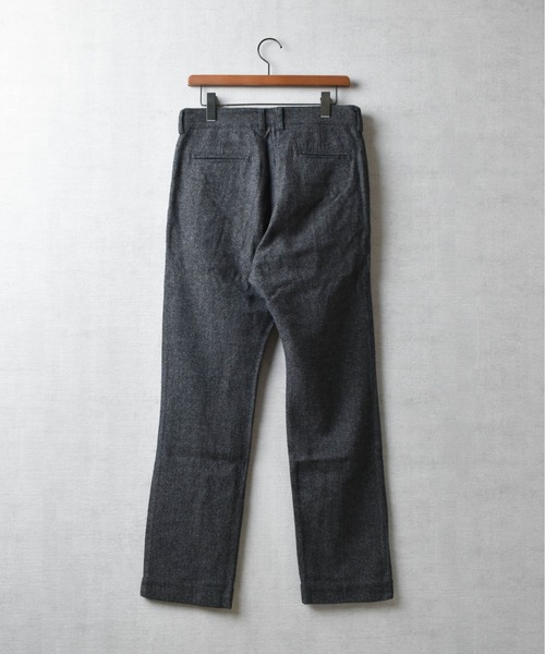 HOUSTON（ヒューストン）の「【T2】【HOUSTON】ツイードアンクルパンツ（スラックス・メンズ・ネイビー/チャコール・LARGE/MEDIUM）」の6枚目の写真