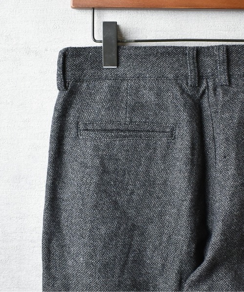 HOUSTON（ヒューストン）の「【T2】【HOUSTON】ツイードアンクルパンツ（スラックス・メンズ・ネイビー/チャコール・LARGE/MEDIUM）」の7枚目の写真