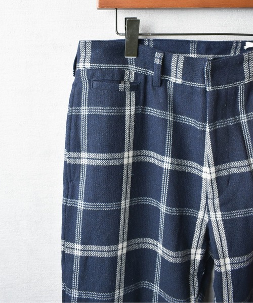 HOUSTON（ヒューストン）の「【T2】【HOUSTON】ツイードアンクルパンツ（スラックス・メンズ・ネイビー/チャコール・LARGE/MEDIUM）」の10枚目の写真