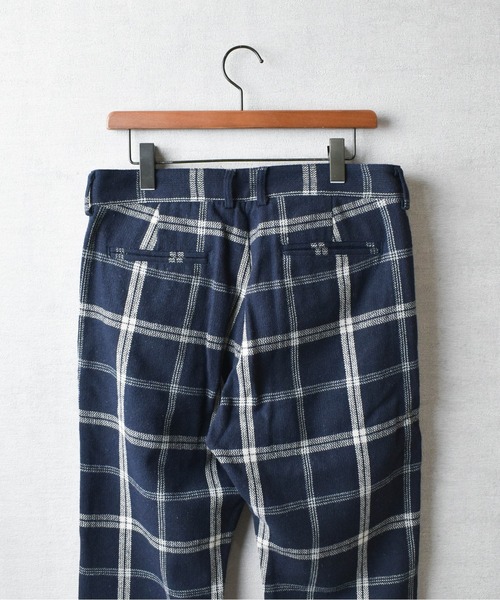 HOUSTON（ヒューストン）の「【T2】【HOUSTON】ツイードアンクルパンツ（スラックス・メンズ・ネイビー/チャコール・LARGE/MEDIUM）」の13枚目の写真