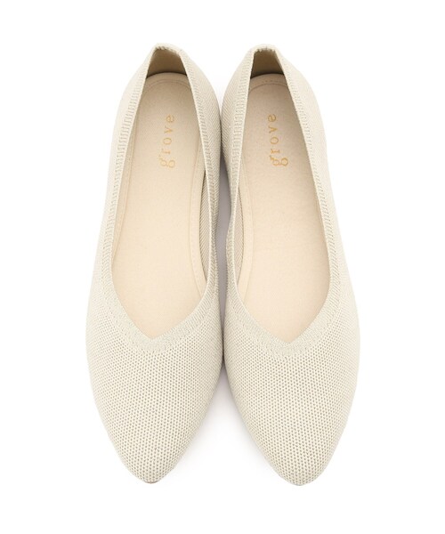 grove（グローブ）の「◆【人間工学】洗えるニットパンプス（その他シューズ・レディース・ブラック×ベージュ/ベージュ系その他3/ベージュ系その他7/ブラック系・L/M/S）」の8枚目の写真