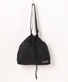 メンズ レザー ドローストリング ミニバッグ CLOU-D