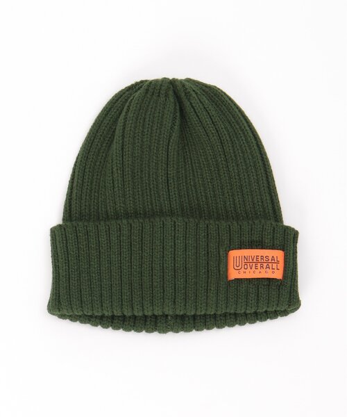 UNIVERSAL OVERALL（ユニバーサルオーバーオール）の「UNIVERSAL OVERALL ニットワッチ（ニットキャップ/ビーニー・メンズ・グリーン/コーラル/オフホワイト/ブルー/ブラック/その他・FREE）」の4枚目の写真
