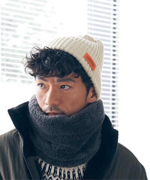 UNIVERSAL OVERALL（ユニバーサルオーバーオール）の「UNIVERSAL OVERALL ニットワッチ（ニットキャップ/ビーニー・メンズ・グリーン/コーラル/オフホワイト/ブルー/ブラック/その他・FREE）」の22枚目の写真