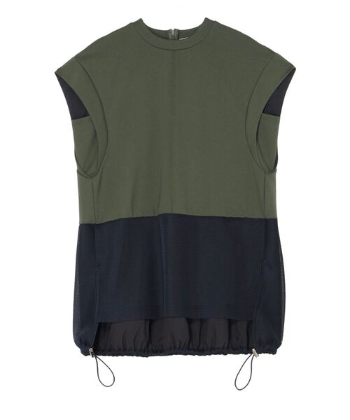 UN3D.（アンスリード）の「CURVE SLEEVE DOCKING TOP / カーブ