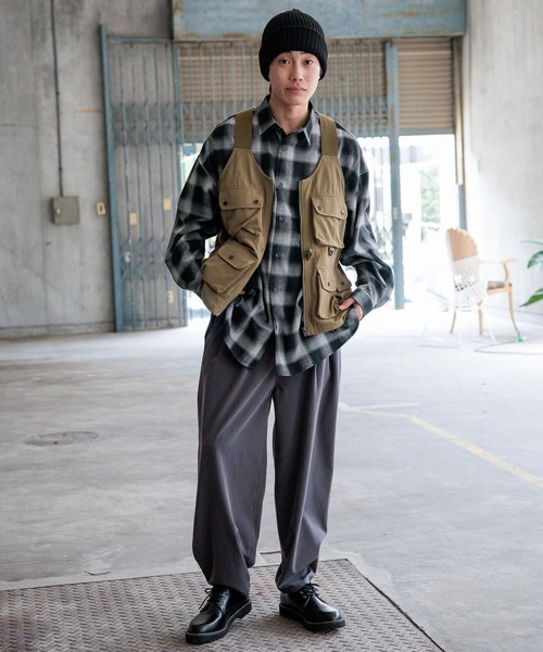 niko and...（ニコアンド）の「リネン混ニットワッチ（ニットキャップ/ビーニー・メンズ・ブラック/ベージュ・FREE）」の4枚目の写真