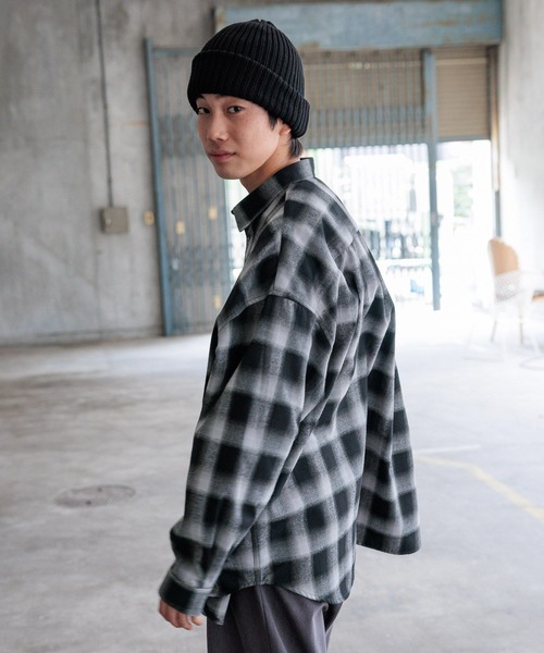 niko and...（ニコアンド）の「リネン混ニットワッチ（ニットキャップ/ビーニー・メンズ・ブラック/ベージュ・FREE）」の11枚目の写真