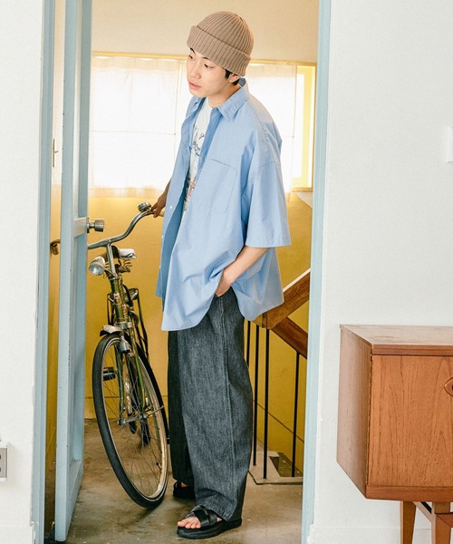 niko and...（ニコアンド）の「リネン混ニットワッチ（ニットキャップ/ビーニー・メンズ・ブラック/ベージュ・FREE）」の14枚目の写真