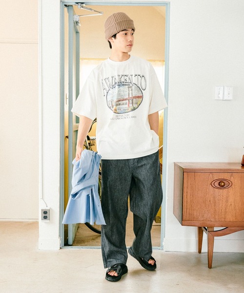 niko and...（ニコアンド）の「リネン混ニットワッチ（ニットキャップ/ビーニー・メンズ・ブラック/ベージュ・FREE）」の15枚目の写真