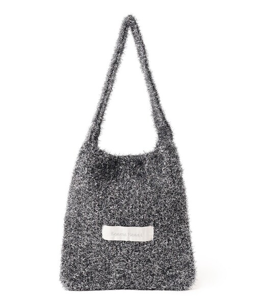 BEAMS HEART(ビームスハート)の「ラメ ロゴ ニットバッグ(トートバッグ・レディース・ブラック/ピンク/ゴールド・ONE SIZE)」の17枚目の写真