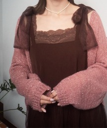 flower | スパークルニットカーディガン(ニット/セーター)