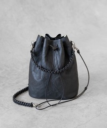 Iroquois（イロコイ）の「SENTI センティ / Dyneema Leather DRAWSTRING 2WAYBAG ダイニーマレザードローストリングショルダーバッグ / 3026（ショルダーバッグ）」