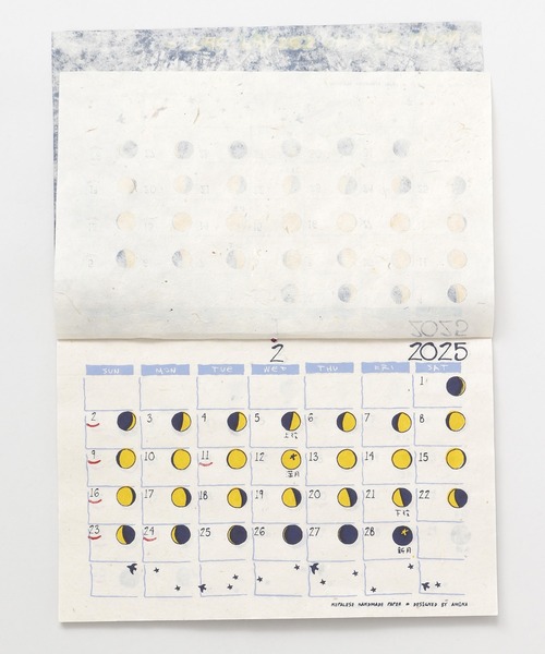 チャイハネ（チャイハネ）の「【チャイハネ】2025年カレンダー 月の満ち欠け THE PHASE OF THE MOON（インテリア雑貨・レディース・その他・FREE）」の5枚目の写真