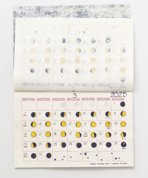 チャイハネ（チャイハネ）の「【チャイハネ】2025年カレンダー 月の満ち欠け THE PHASE OF THE MOON（インテリア雑貨・レディース・その他・FREE）」の6枚目の写真