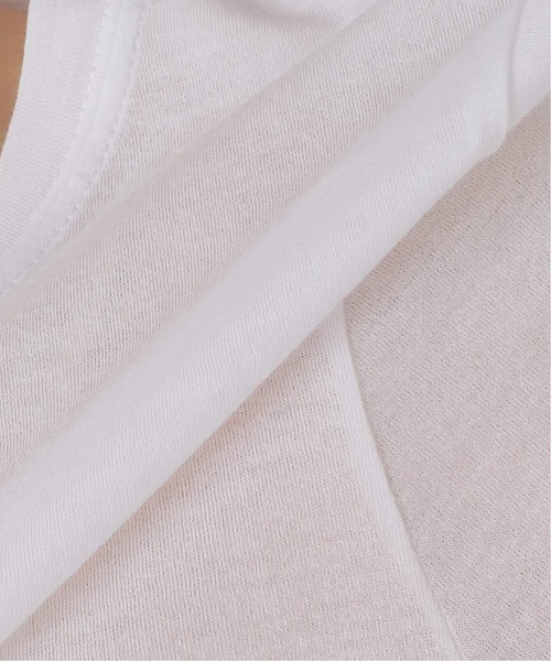 U by SPICK&SPAN(ユーバイスピックアンドスパン)の「≪追加≫C/NY シアートップス(Tシャツ/カットソー・レディース・ブルー/ブラック/アイボリー/ピンク・FREE)」の17枚目の写真