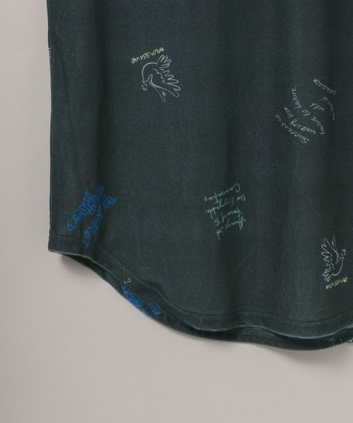 JEANASIS（ジーナシス）の「グラフィックシアーベロアワンピース/151394（ワンピース・レディース・グレー系その他/ホワイト系その他・FREE）」の7枚目の写真