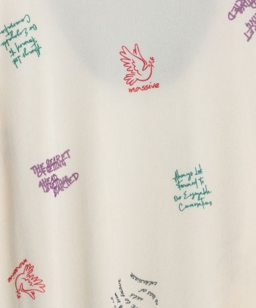 JEANASIS（ジーナシス）の「グラフィックシアーベロアワンピース/151394（ワンピース・レディース・グレー系その他/ホワイト系その他・FREE）」の10枚目の写真