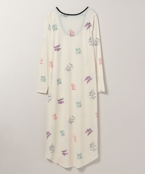 JEANASIS（ジーナシス）の「グラフィックシアーベロアワンピース/151394（ワンピース・レディース・グレー系その他/ホワイト系その他・FREE）」の14枚目の写真