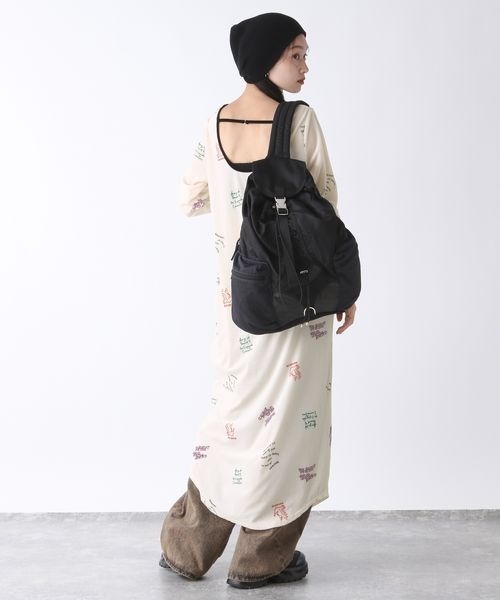 JEANASIS（ジーナシス）の「グラフィックシアーベロアワンピース/151394（ワンピース・レディース・グレー系その他/ホワイト系その他・FREE）」の13枚目の写真