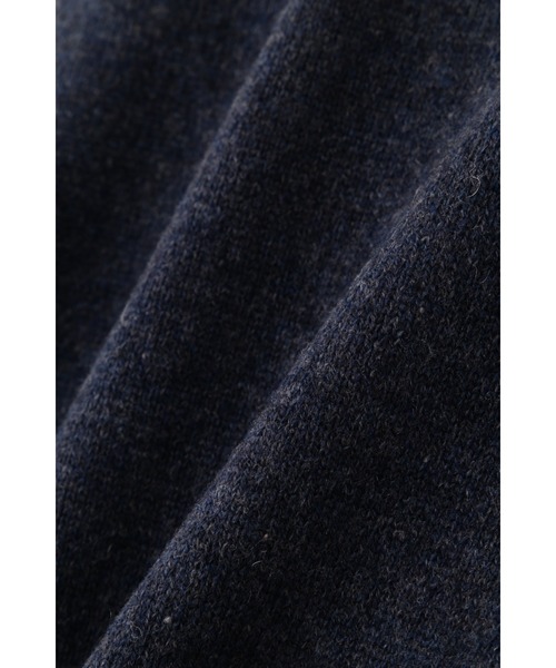 MHL.（エムエイチエル）の「WASHABLE DRY WOOL（ニット/セーター・レディース・ネイビー/グレー・2）」の4枚目の写真