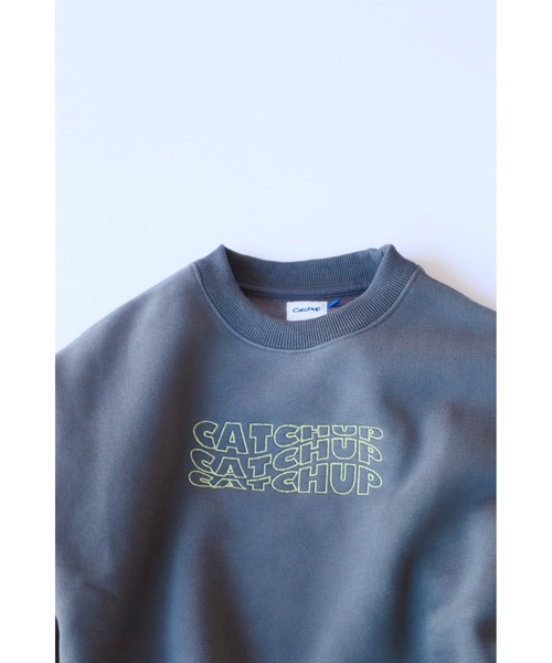 Catchup(ケチャップ)の「【Catchup】レタリング刺繍 裏起毛スウェット(大人サイズ)(Tシャツ/カットソー・レディース・ライトグレー/グリーン/チャコールグレー・XS/S/L/XL/M)」の17枚目の写真