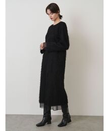 ELENDEEK | バックオープンフリンジワンピース(ワンピース)