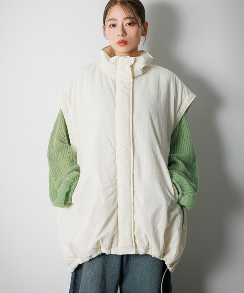 LAKOLE（ラコレ）の「モヘアライクシャーリングプルオーバー / 144445（ニット/セーター・レディース・チャコールグレー/ピンク/グリーン/アイボリー・FREE）」の6枚目の写真