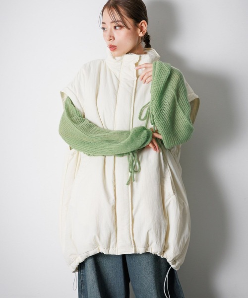 LAKOLE（ラコレ）の「モヘアライクシャーリングプルオーバー / 144445（ニット/セーター・レディース・チャコールグレー/ピンク/グリーン/アイボリー・FREE）」の7枚目の写真