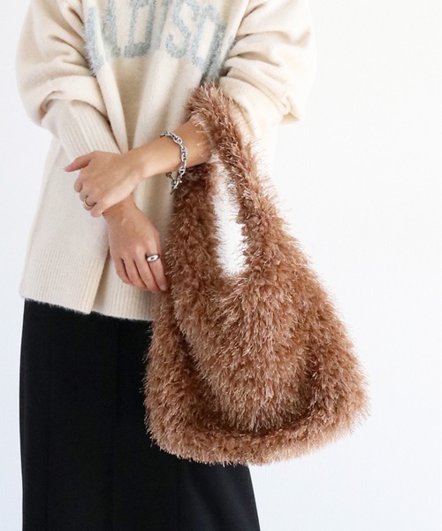 cepo(セポ)の「シャギーバッグ(ショルダーバッグ・レディース・ベージュ/ブラウン・FREE)」の1枚目の写真