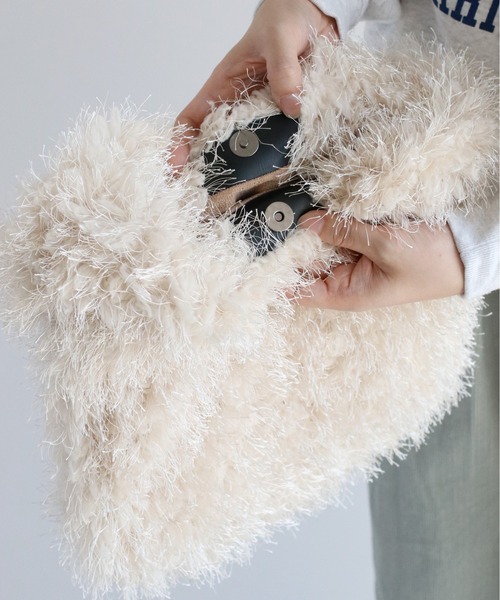 cepo(セポ)の「シャギーバッグ(ショルダーバッグ・レディース・ベージュ/ブラウン・FREE)」の17枚目の写真