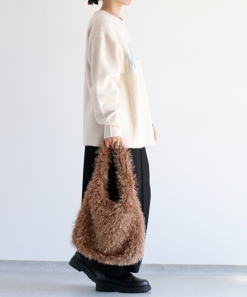 cepo(セポ)の「シャギーバッグ(ショルダーバッグ・レディース・ベージュ/ブラウン・FREE)」の9枚目の写真