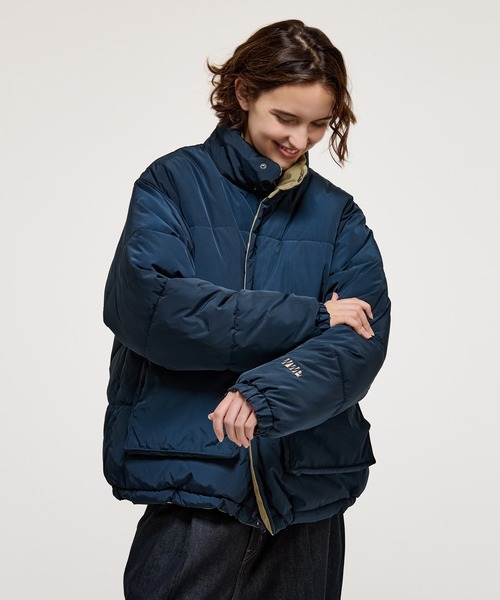 新色追加】REVERSIBLE BICOLOR PADDING BLOUSON / リバーシブル