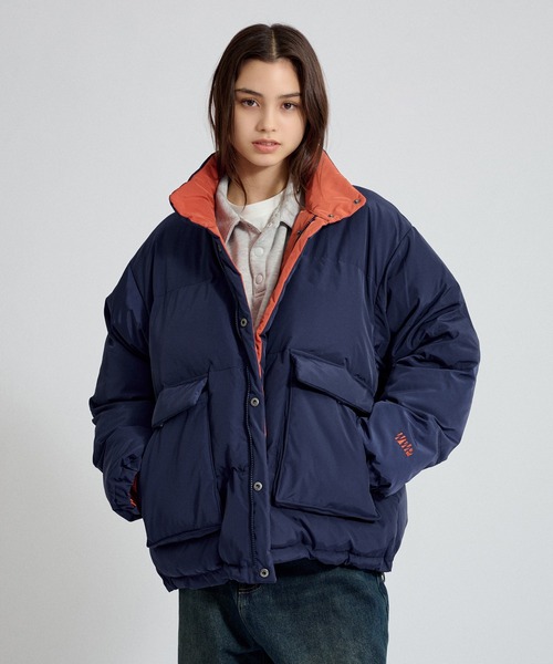 Vin ハーフジャケット　リバーシブル新品未使用 新色追加】REVERSIBLE BICOLOR PADDING BLOUSON / リバーシブル