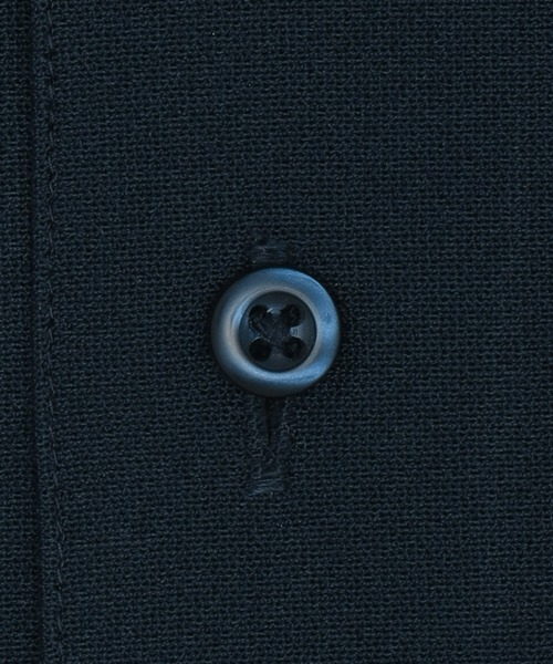 TOKYO SHIRTS(トウキョウシャツ)の「形態安定ノーアイロン ボタンダウン 長袖ビジネスストレッチビジネスワイシャツ(大きいサイズ・長いサイズ)(ビジネスシャツ・メンズ・ネイビー・首回り39cm-裄丈88cm/首回り41cm-裄丈90cm/首回り42cm-裄丈90cm/首回り43cm-裄丈90cm/首回り45cm-裄丈82cm/首回り45cm-裄丈86cm/首回り45cm-裄丈90cm/首回り47cm-裄丈86cm/首回り47cm-裄丈90cm)」の4枚目の写真