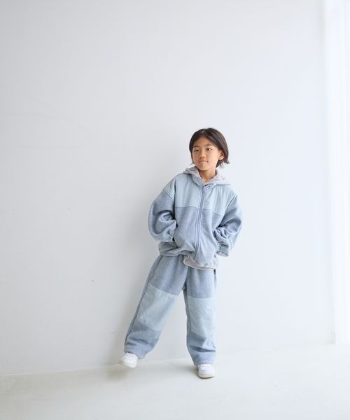 LOWRYS FARM（ローリーズファーム）の「ＤＩＳＣＵＳフリースパンツ　133082（スウェットパンツ・キッズ・オフホワイト/グレー/ブラック・150cm/140cm/120cm/130cm/110cm）」の5枚目の写真