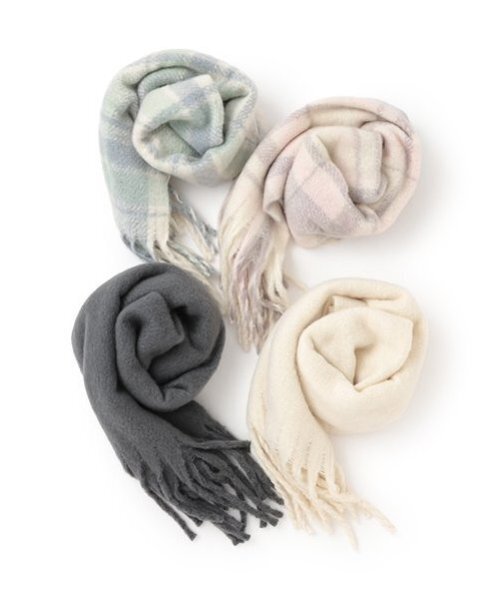 LOVETOXIC（ラブトキシック）の「ボリュームフリンジマフラー（マフラー・キッズ・ピンク/ライトグリーン/チャコール/アイボリー・FREE）」の11枚目の写真